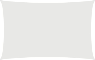 vidaXL Sonnensegel Oxford-Gewebe Rechteckig 4x7 m Weiß 135273