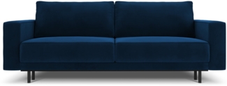 Micadoni Sofa Caro 3-Sitzer Samt Königsblau 140x200