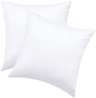 Pataya Kissenbezüge 100% Baumwolle Kissenbezug 140 g/m², (2 Stück), weiche Kopfkissenbezug, Jersey Kissenhülle