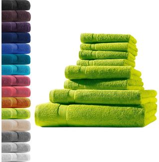 Hometex Premium Textiles Handtuch in Premium Qualität 500 g/m², Feinster Frottier-Stoff 100% Baumwolle, 1x Badetuch + 1 Duschtuch + 2 Handtuch + 4 Gästetuch, weich, saugfähig, extra schwer & flauschig