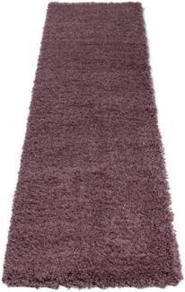 Bruno Banani Läufer Shaggy Soft, rechteckig, Höhe: 30 mm, Läufer, Brücke, gewebt, Uni-Farben, besonders weich