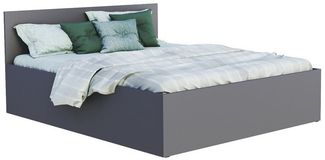 FDM Stauraumbett Bett Stauraumbett PANAMA SP Bettgestell 140x200 & weitere Größen (verfügbar 90x200 120x200 140x200 160x200 180x200cm, Bettrahmen, Bett, mit großen Kopfteil, mit Bettkasten zum aufklappen), mit/ohne Matratze