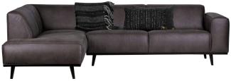 Ecksofa Statement Links - Leder Grey