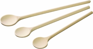 Neustanlo | Kochlöffel Set – 3er Pack | robustes Holz | Größen: 30 cm, 25,5 cm, 21 cm | ideal für jede Küche