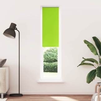 vidaXL Verdunkelungsrollo Grün 55x230 cm Stoffbreite 50,7 cm Polyester 4011327