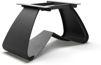 W-Gestell Metall Schwarz für Ausziehtische von 180-300 cm