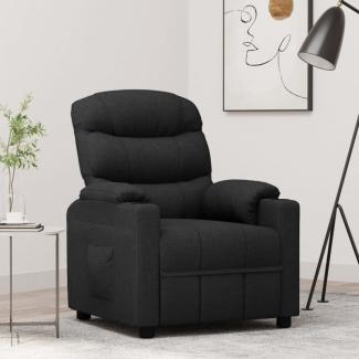 vidaXL Relaxsessel Schwarz Stoff 348072