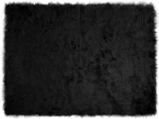 vidaXL Kunstschaffell Teppich Tafalla Schwarz 160 x 230 cm Polyester 42021572