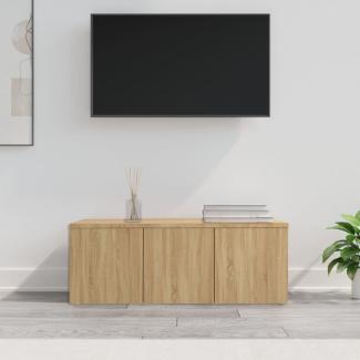 vidaXL TV-Schrank Sonoma-Eiche 80x34x30 cm Holzwerkstoff 801862