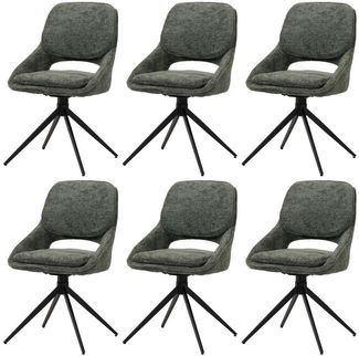 MCW Esszimmerstuhl MCW-N73-C6 (6er-Set, 6 St), Auto-Position (dreht automatisch zurück in Ausgangsposition)