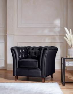 Home affaire Chesterfield-Sessel Reims Cocktailsessel, Sessel, mit echter Chesterfield-Knopfheftung, hochwertige Verarbeitung