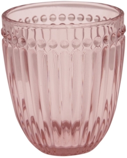 Greengate Glas Alice Glass Water pale pink 9 cm, Glass