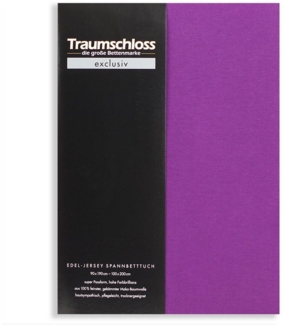 Traumschloss Spannbettlaken Exclusiv, Jersey, Gummizug: rundum, (1 Stück), 150g/m², 100% gekämmte Mako Baumwolle