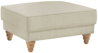 Hocker Cadiz / Charlotte A , Polyester , Beige , 100 x 45 x 80 cm