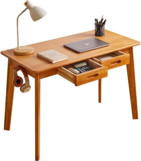 LuxusKollektion Schreibtisch Holz-Schreibtisch mit Schublade und Hängestange, Kleiner Computertisch