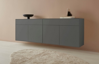 LeGer Home by Lena Gercke Sideboard Essentials (2 St), Breite: 224cm, MDF lackiert, Push-to-open-Funktion