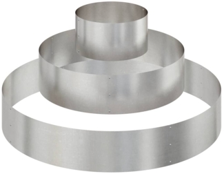 vidaXL Garten-Pflanzgefäß Silber 120 x 120 x 20 cm Edelstahl 873659