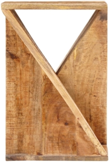 vidaXL Beistelltisch 35x35x55 cm Massivholz Mango 286183