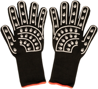 Nexgrill Hitzebeständige Grillhandschuhe, schwarz