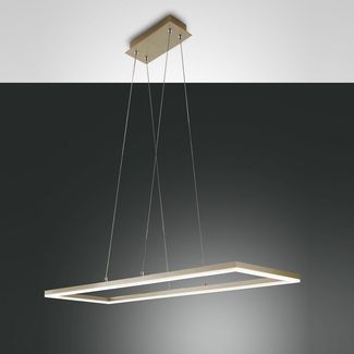 FABAS LUCE No. 3394-45-225 LED Pendeleuchte Bard gold edelmatt 92x32 dimmbar
