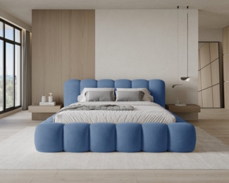 Chilly Möbel Polsterbett Stone Samt Stoff 180x200 cm mit Stauraum Velluto 25