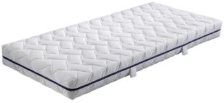 Tonnentaschenfederkern Matratze 19 cm - TTFK 7-Zonen - Hn8 Bravo Pro 90x200 cm-H2=mittel