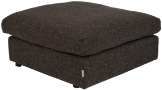 Hocker SENSE ESPRESSO Soft von ZUIVER - Dunkelbraun