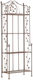 TPFGarden Standregal Aaron - Blumenständer - 4-stöckiges Pflanzenregal, Blumenregal - Pflanzengestell, Pflanzenständer mit den Maßen (HxB xT): 158 x 60 x 33 cm
