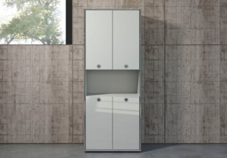 Places of Style Aktenschrank Imperia Hochglanzoptik mit eleganter Chromumrahmung - Made in Italy