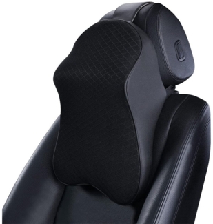 NUODWELL Nackenkissen Weichheit Auto Kopfstütze Kissen zum Fahren mit verstellbarem Riemen