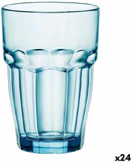 Becher Bormioli Rocco Rock Bar Blau Glas 370 ml (24 Stück)