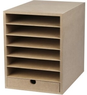 Regal, 1 Stück, aus robustem MDF
