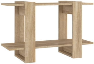 vidaXL Bücherregal/Raumteiler Sonoma-Eiche 80x30x51 cm 811595