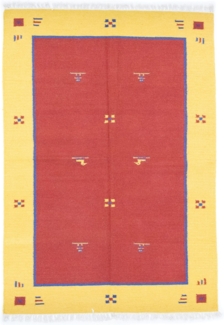 Morgenland Kelim Teppich - Trendy - 200 x 140 cm - rot
