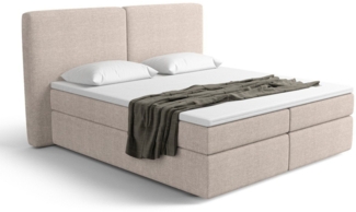 Sofa Dreams Boxspringbett Vallecas (Designerbett Bett, inklusive Topper und Matratze), mit Bettkasten, viele Stoffe und Farben, alle Größen