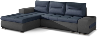 Eltap Ottavio Ecksofa (Soro 76, Soro 93) Seite links, Dunkelblau, 58 x 85 x 180 cm