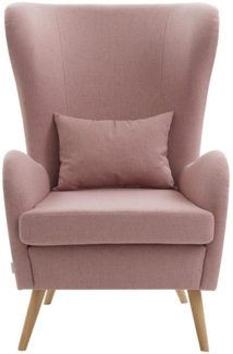 Home affaire Sessel Salla auch in Fellimitat und Feincord, viele Bezugsarten, Ohrensessel, wahlweise mit oder ohne Hocker, großer Sessel: Maße B/T/H: 78/94/118cm