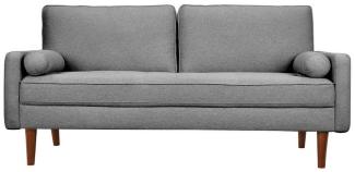 OUNUO Sofa 2-Sitzer Modernes Polstersofa 3-Sitzer Couch m. 2 Kissen und Armlehnen