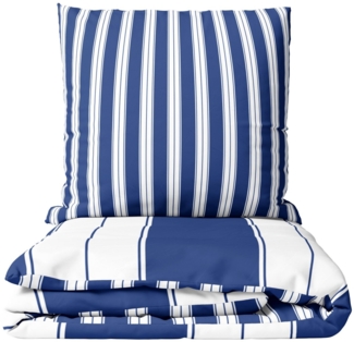 Leonado Vicenti Bettwäsche Baumwolle 135x200 cm und 155x220 cm, Renforcé, 2 teilig, Wendebettwäsche mit Streifen in mordernen Farben