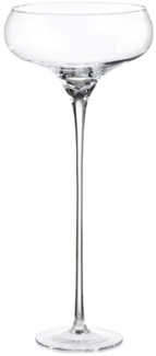 GILDE Dekoschale GILDE Pflanzgefäß Sektschale - klar - H. 70cm x D. 31,5cm (1 Stück)