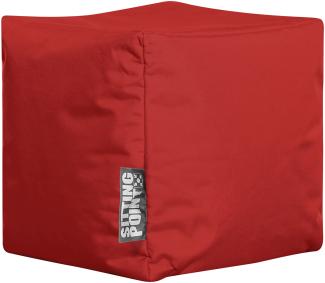 Sitting Point Sitzsack Cube Scuba rot