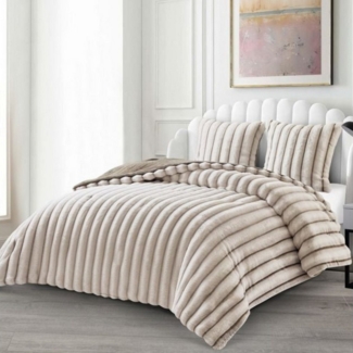 alesvelt Tagesdecke Set Peri Überwurf Decke 3-Teilig 235X250 CM 2 Personen