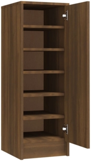 vidaXL Schuhregal Braun Eichen-Optik 32x35x92 cm Holzwerkstoff 816019