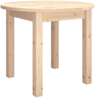 Couchtisch, Sofatisch Ø 55x45 cm Massivholz Kiefer