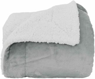 vidaXL Überwurfdecke Grau 220x240 cm Fleece 42016987