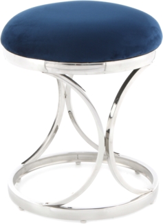 Hocker Weyda 325 Blau / Silber