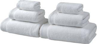 OTTO home Handtuch Set Fenya, flauschig und weich, Premium Handtücher, 550 gr/m², Walkfrottier (Set, 6-St), mit Bordüre, Set, 100% Baumwolle, Hotel-Qualität, 5 Jahre Garantie