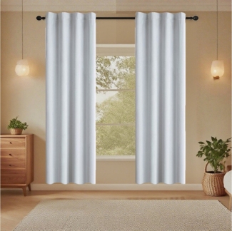 BTTO V&G Schiebegardine Gardine Samtvorhang 2 Stück Verdunkelungsvorhänge Thermovorhänge (2 St), Schwere Blichtdicht Velvet Scheibengardine für Schlafzimmer Wohnzimmer