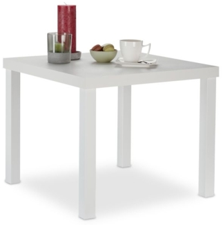 Beistelltisch weiß quadratisch 10029594