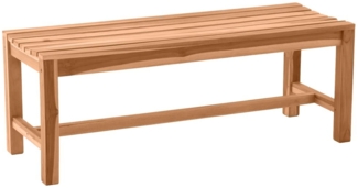 Gartenbank Sitzbank 2-Sitzer Teak